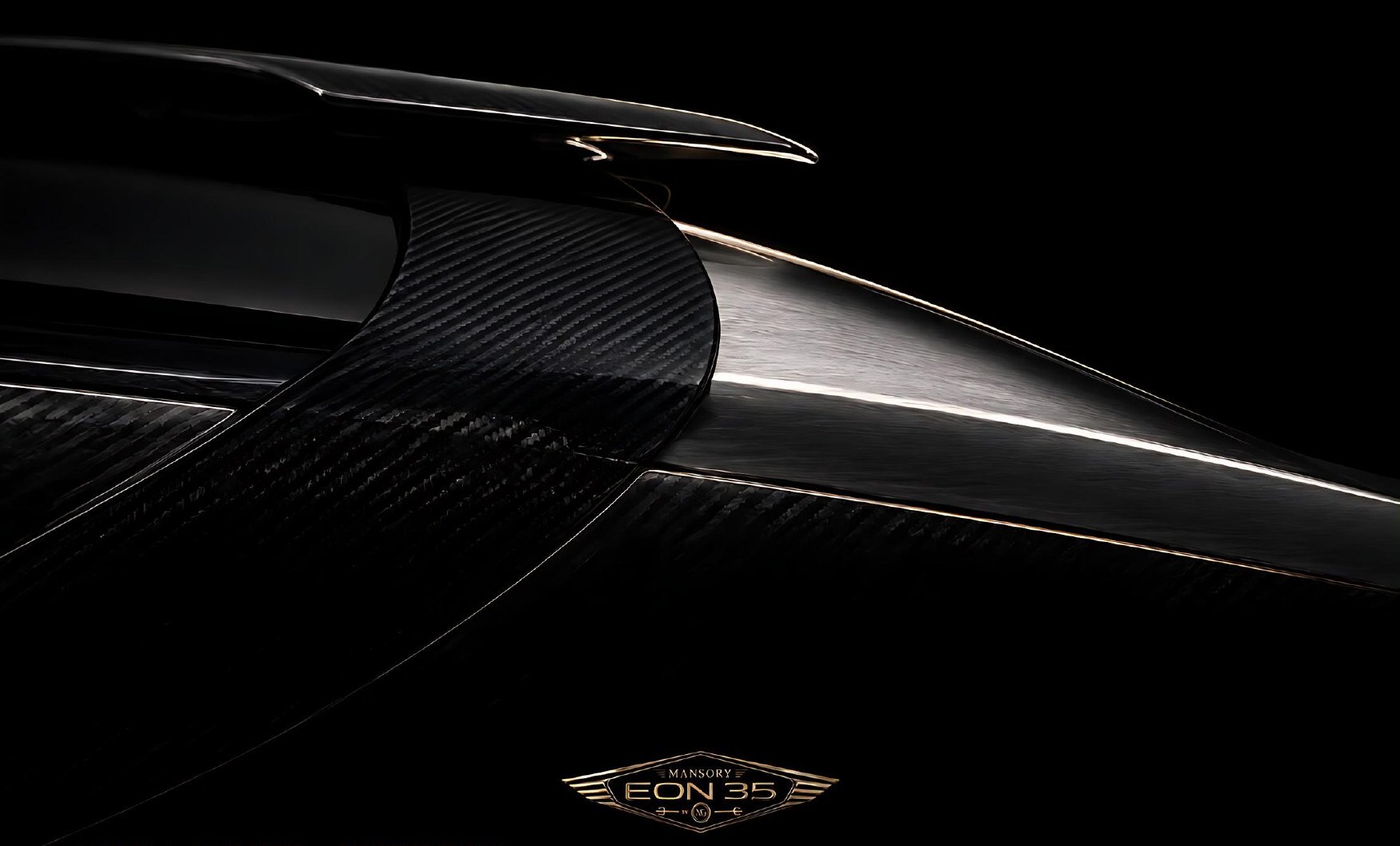 Forged carbon detail